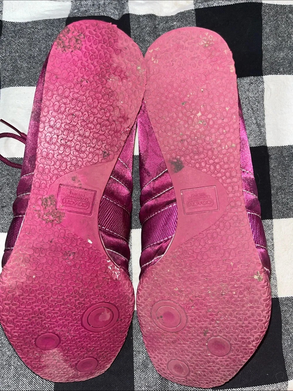 Coach Women's Magenta Slip-On Athletic Sneakers